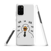 Cover Samsung Resistente – Compatibile con Ricarica Wireless – Design Anatra Che Ride-Biiply