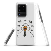Cover Samsung Resistente – Compatibile con Ricarica Wireless – Design Anatra Che Ride-Biiply