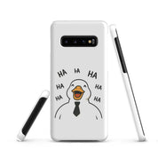 Cover Samsung Resistente – Compatibile con Ricarica Wireless – Design Anatra Che Ride-Biiply