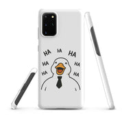 Cover Samsung Resistente – Compatibile con Ricarica Wireless – Design Anatra Che Ride-Biiply