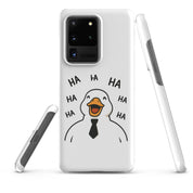 Cover Samsung Resistente – Compatibile con Ricarica Wireless – Design Anatra Che Ride-Biiply