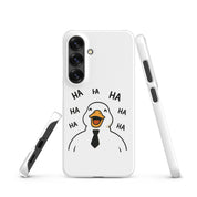 Cover Samsung Resistente – Compatibile con Ricarica Wireless – Design Anatra Che Ride-Biiply