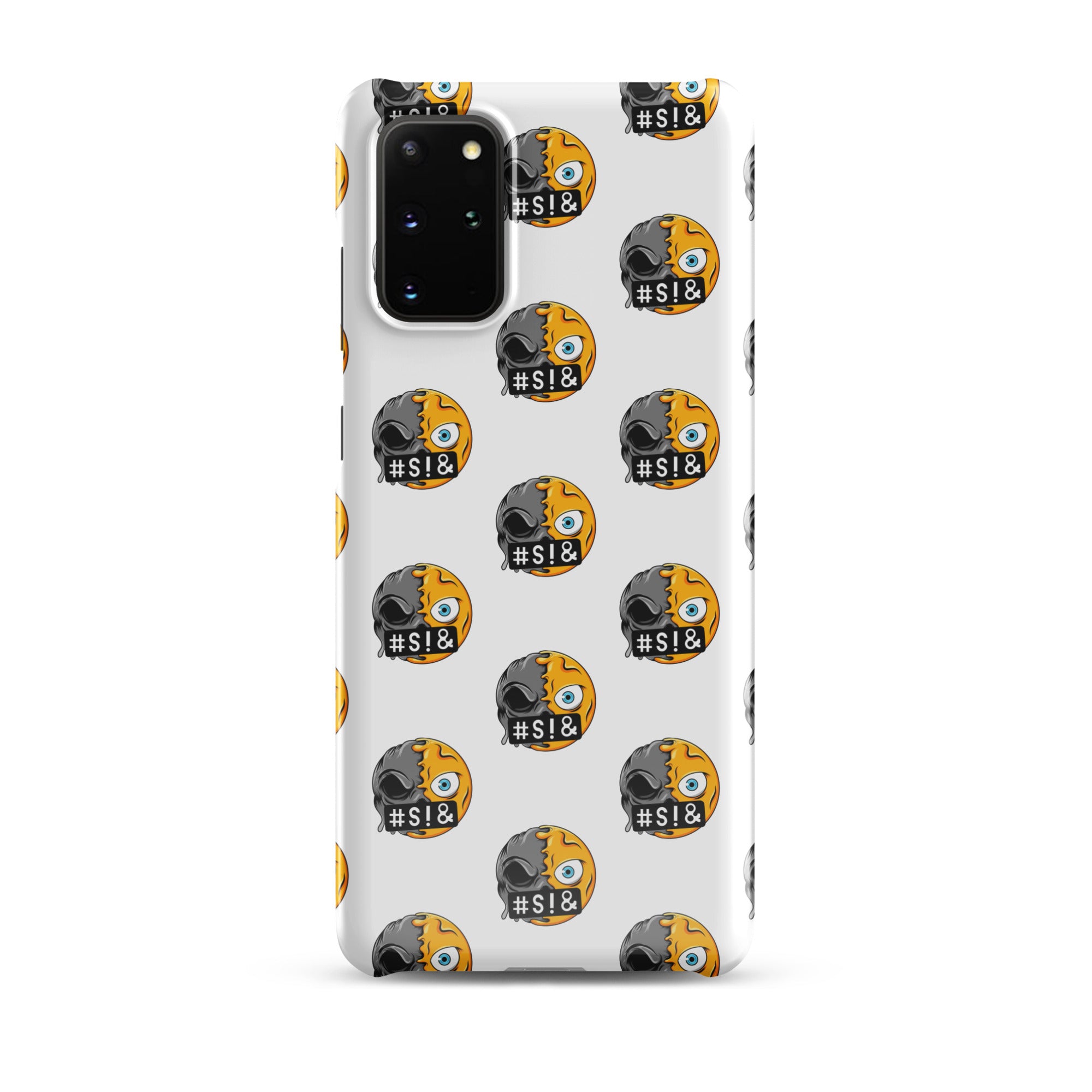 Cover Samsung Resistente – Compatibile con Ricarica Wireless – Design Angry Face Death-Biiply