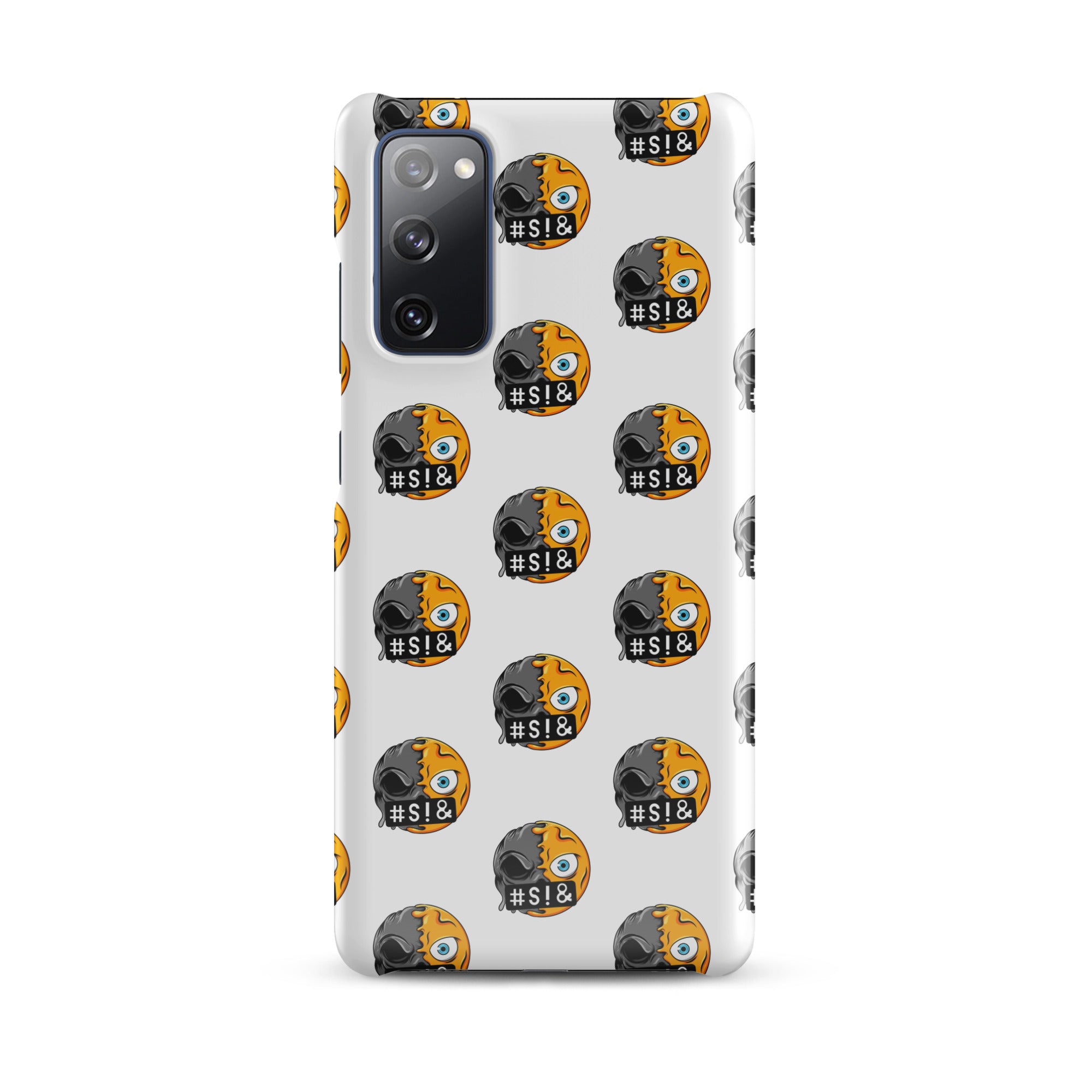 Cover Samsung Resistente – Compatibile con Ricarica Wireless – Design Angry Face Death-Biiply