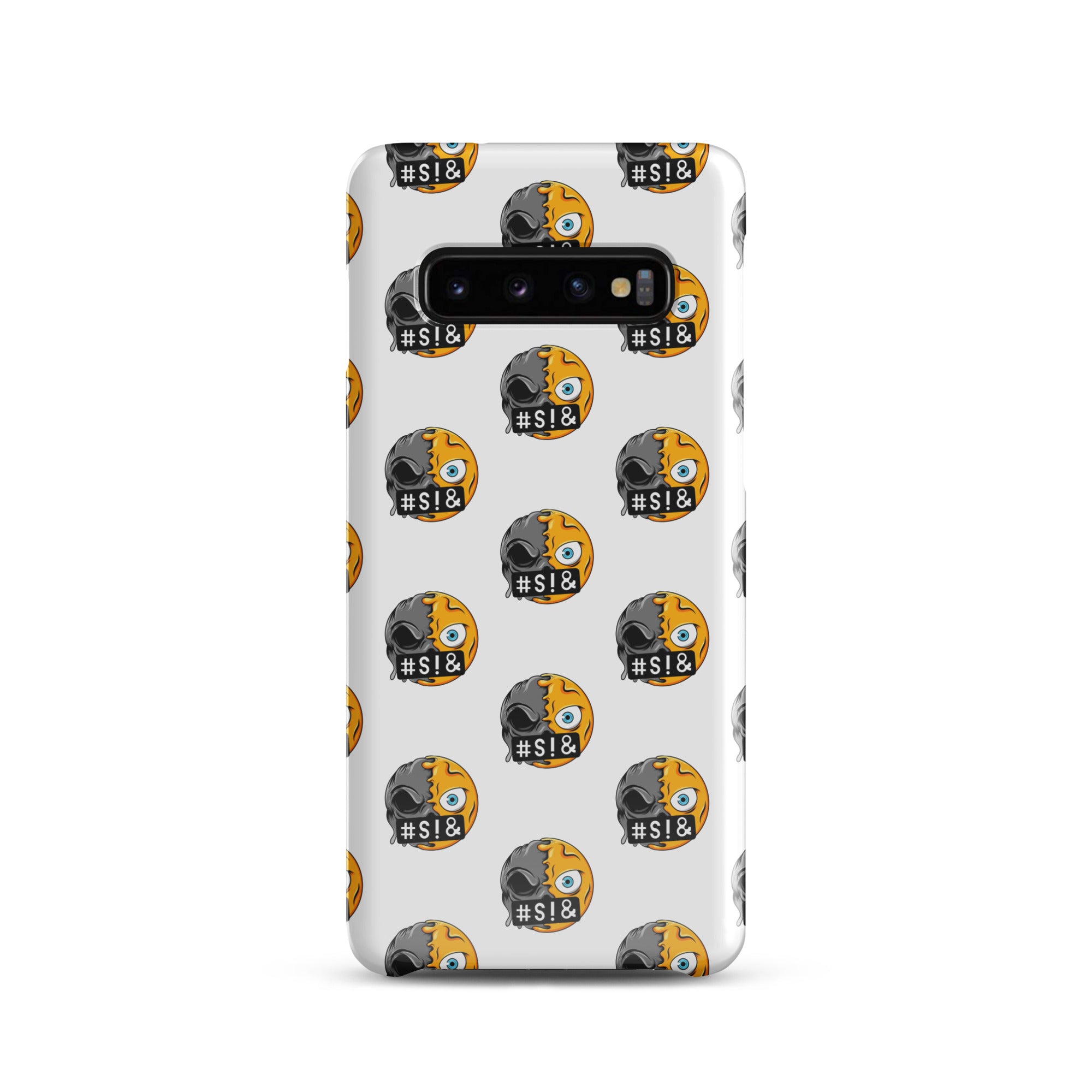 Cover Samsung Resistente – Compatibile con Ricarica Wireless – Design Angry Face Death-Biiply