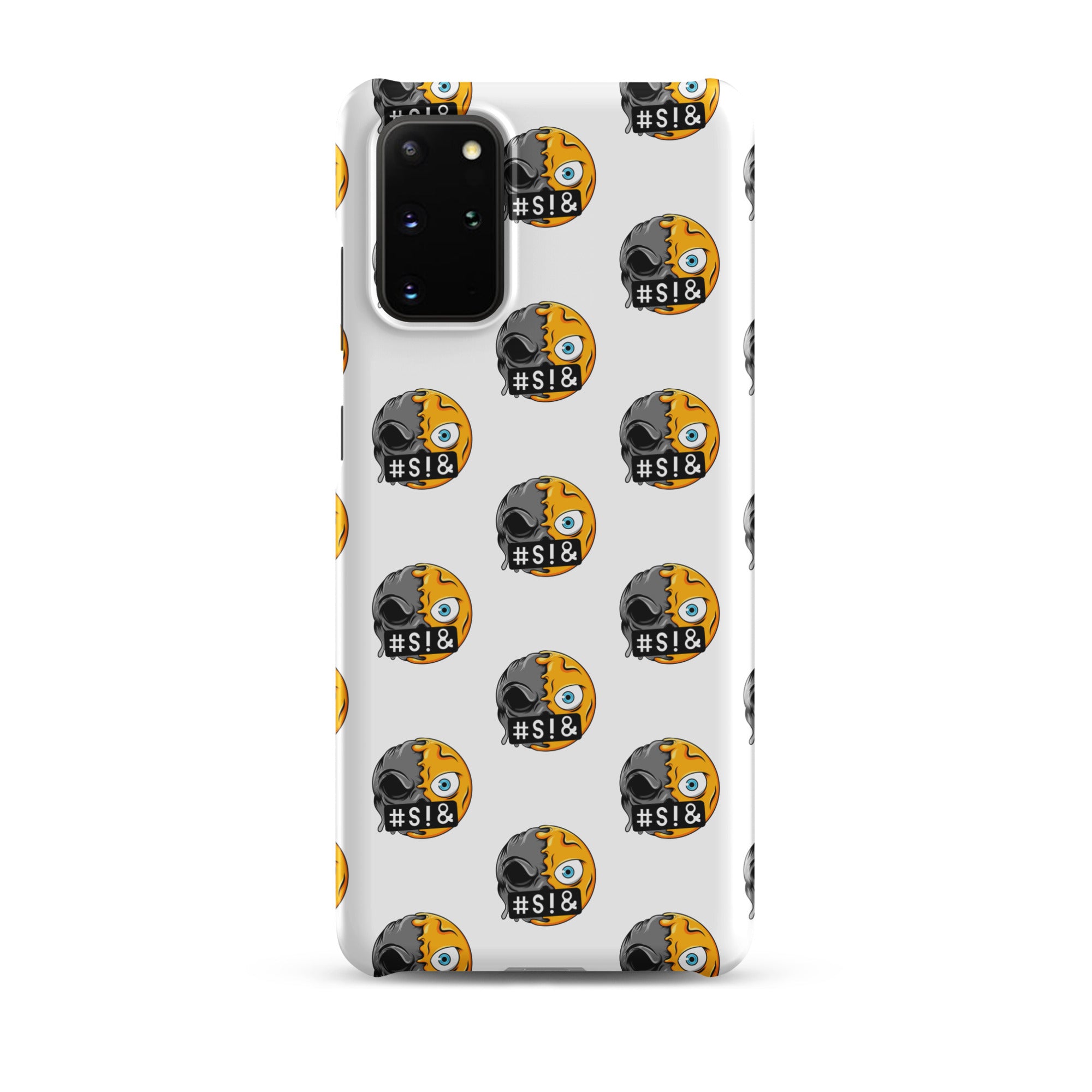 Cover Samsung Resistente – Compatibile con Ricarica Wireless – Design Angry Face Death-Biiply