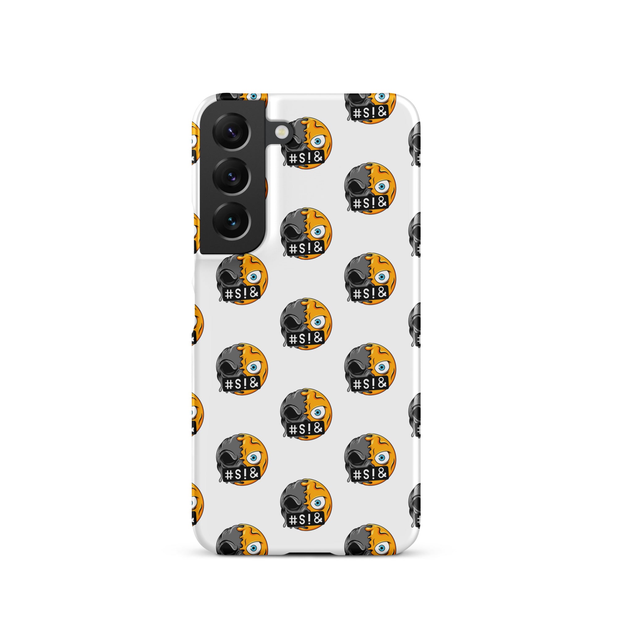 Cover Samsung Resistente – Compatibile con Ricarica Wireless – Design Angry Face Death-Biiply
