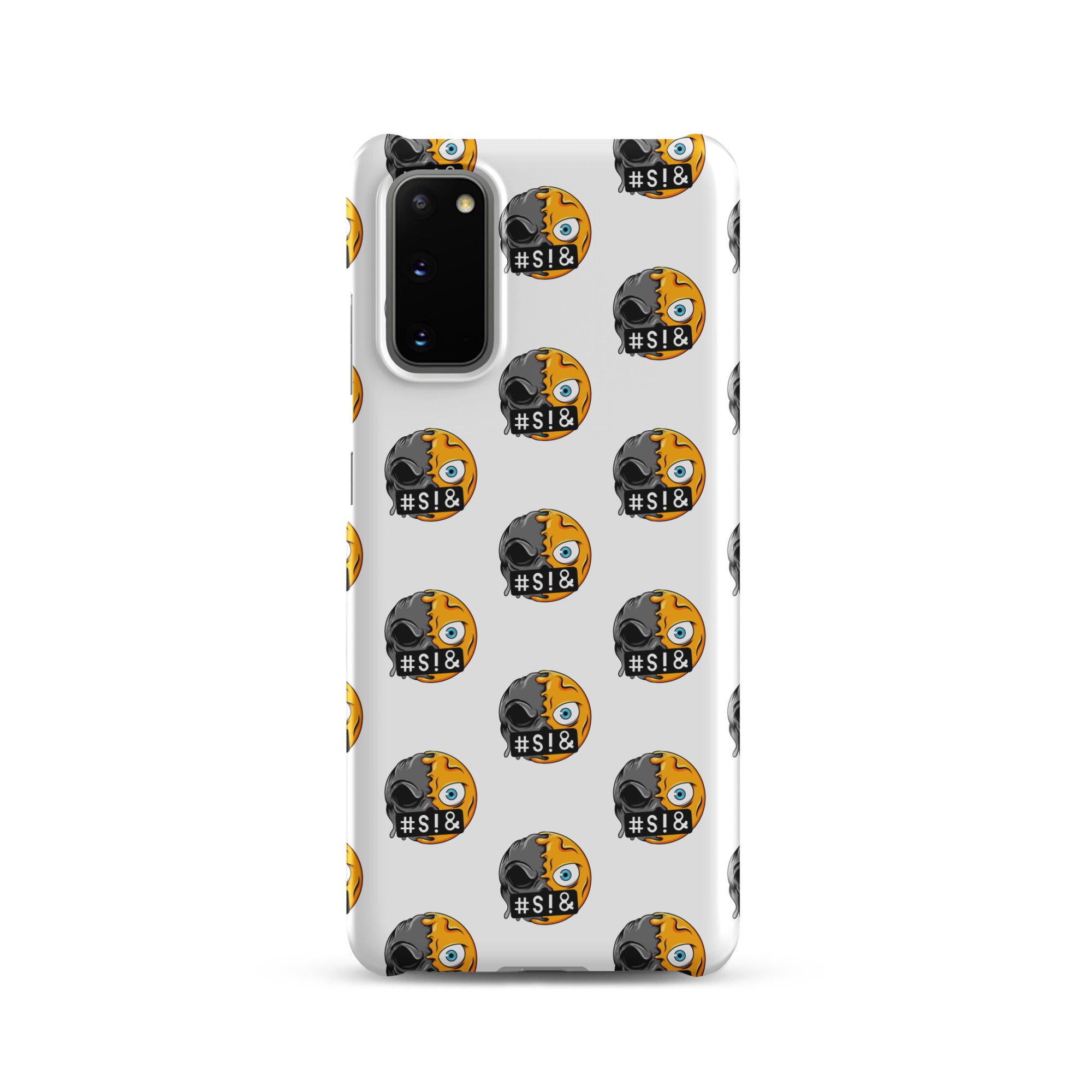 Cover Samsung Resistente – Compatibile con Ricarica Wireless – Design Angry Face Death-Biiply