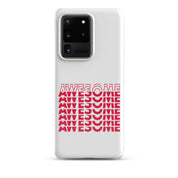 Cover Samsung Resistente – Compatibile con Ricarica Wireless – Design Awesome-Biiply