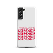 Cover Samsung Resistente – Compatibile con Ricarica Wireless – Design Awesome-Biiply