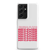Cover Samsung Resistente – Compatibile con Ricarica Wireless – Design Awesome-Biiply