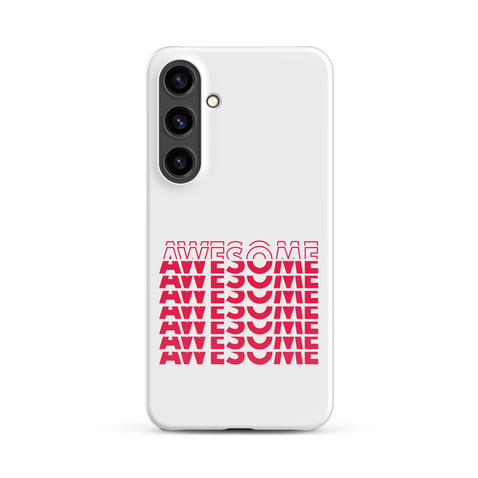 Cover Samsung Resistente – Compatibile con Ricarica Wireless – Design Awesome-Biiply