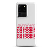 Cover Samsung Resistente – Compatibile con Ricarica Wireless – Design Awesome-Biiply