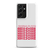 Cover Samsung Resistente – Compatibile con Ricarica Wireless – Design Awesome-Biiply