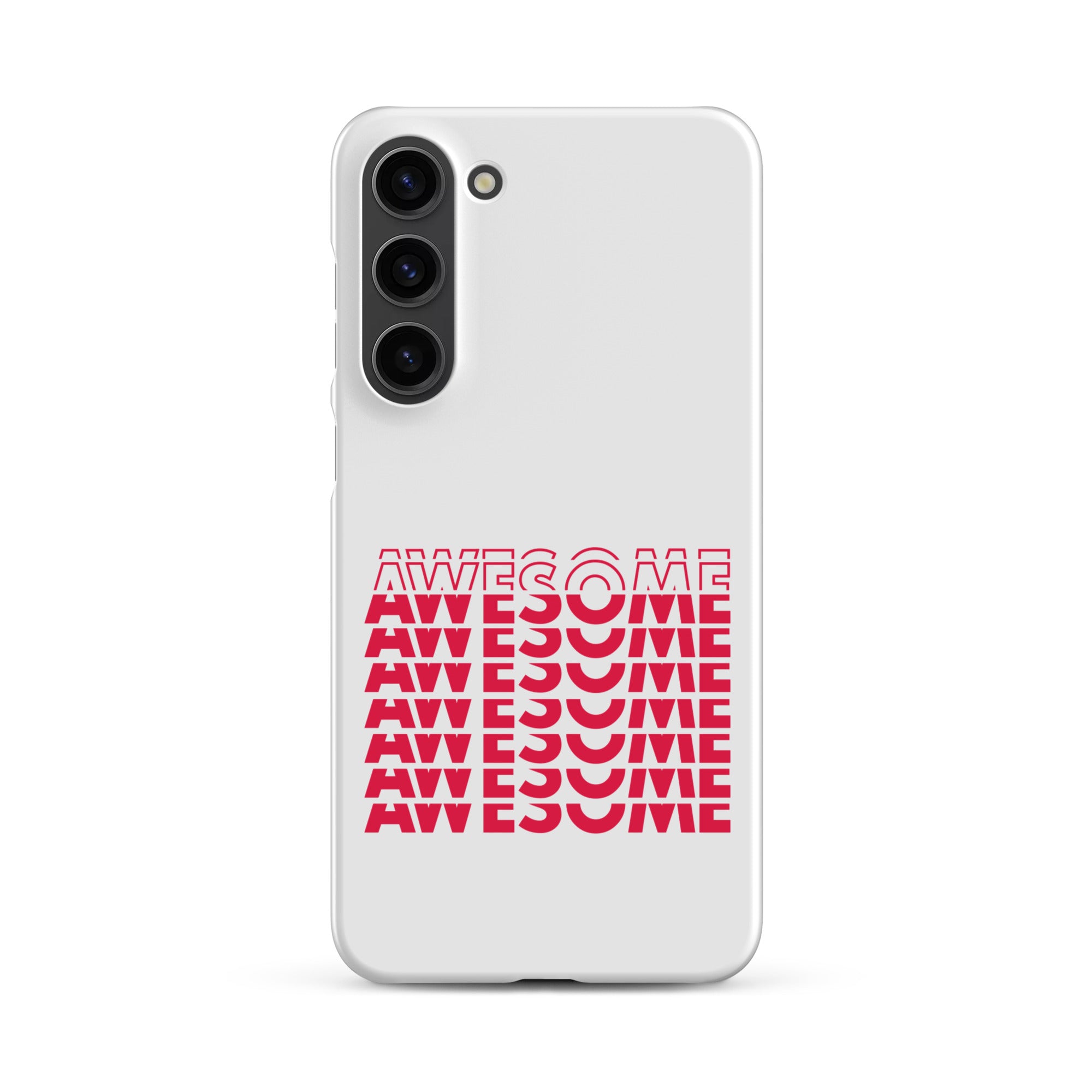 Cover Samsung Resistente – Compatibile con Ricarica Wireless – Design Awesome-Biiply