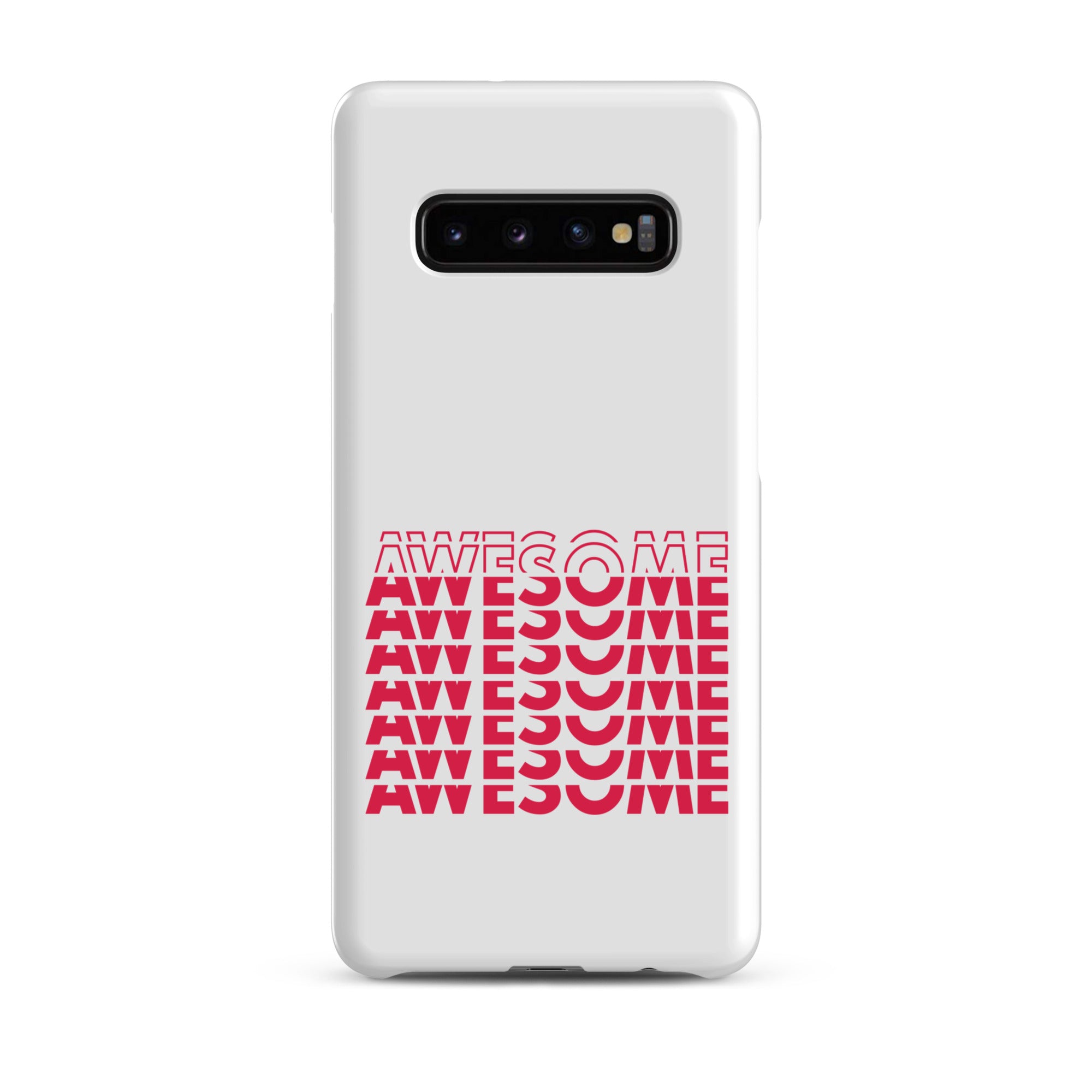 Cover Samsung Resistente – Compatibile con Ricarica Wireless – Design Awesome-Biiply