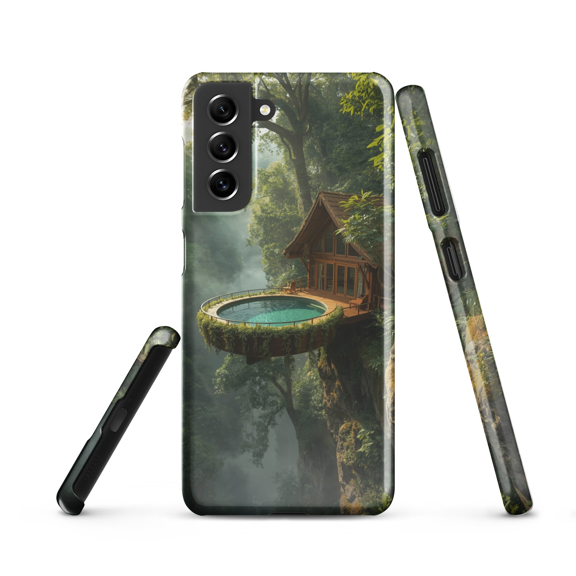 Cover Samsung Resistente – Compatibile con Ricarica Wireless – Design Casa Fantasy-Biiply