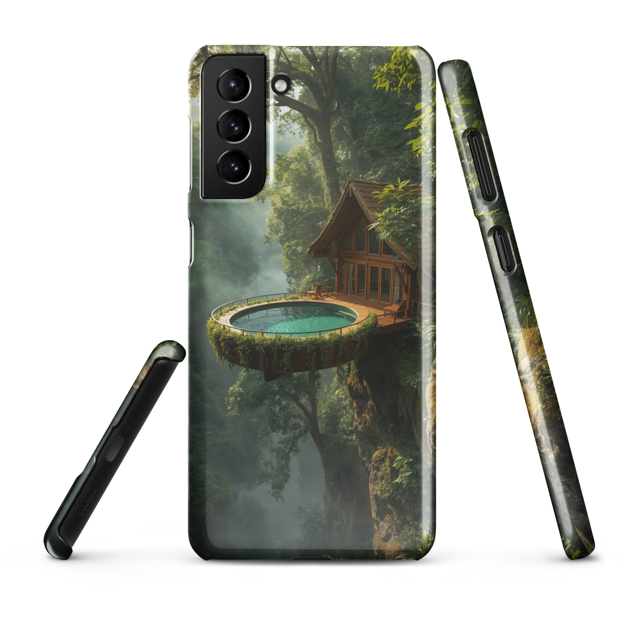 Cover Samsung Resistente – Compatibile con Ricarica Wireless – Design Casa Fantasy-Biiply