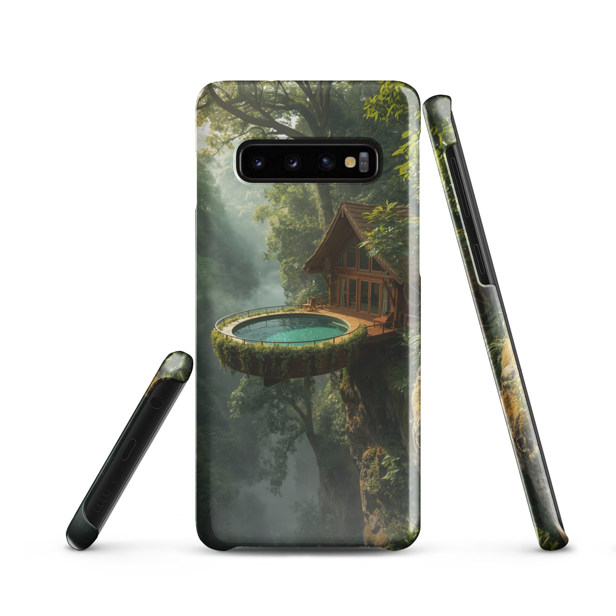 Cover Samsung Resistente – Compatibile con Ricarica Wireless – Design Casa Fantasy-Biiply
