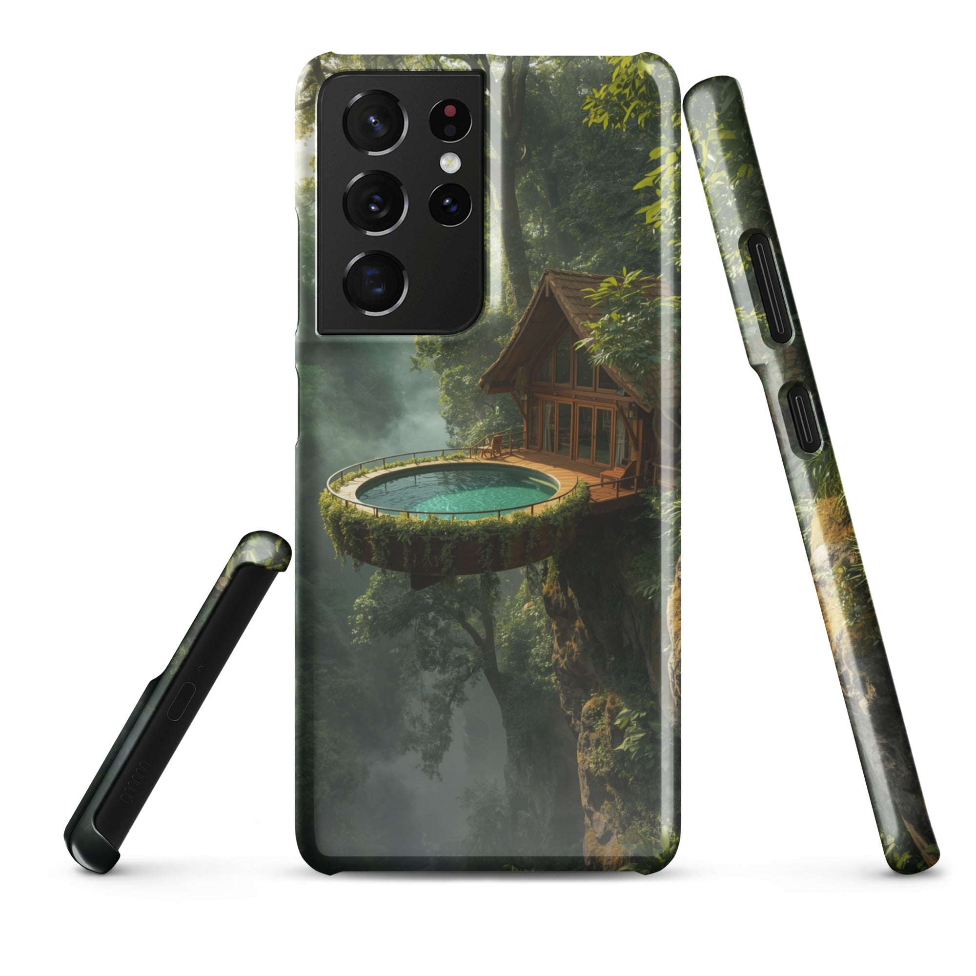 Cover Samsung Resistente – Compatibile con Ricarica Wireless – Design Casa Fantasy-Biiply