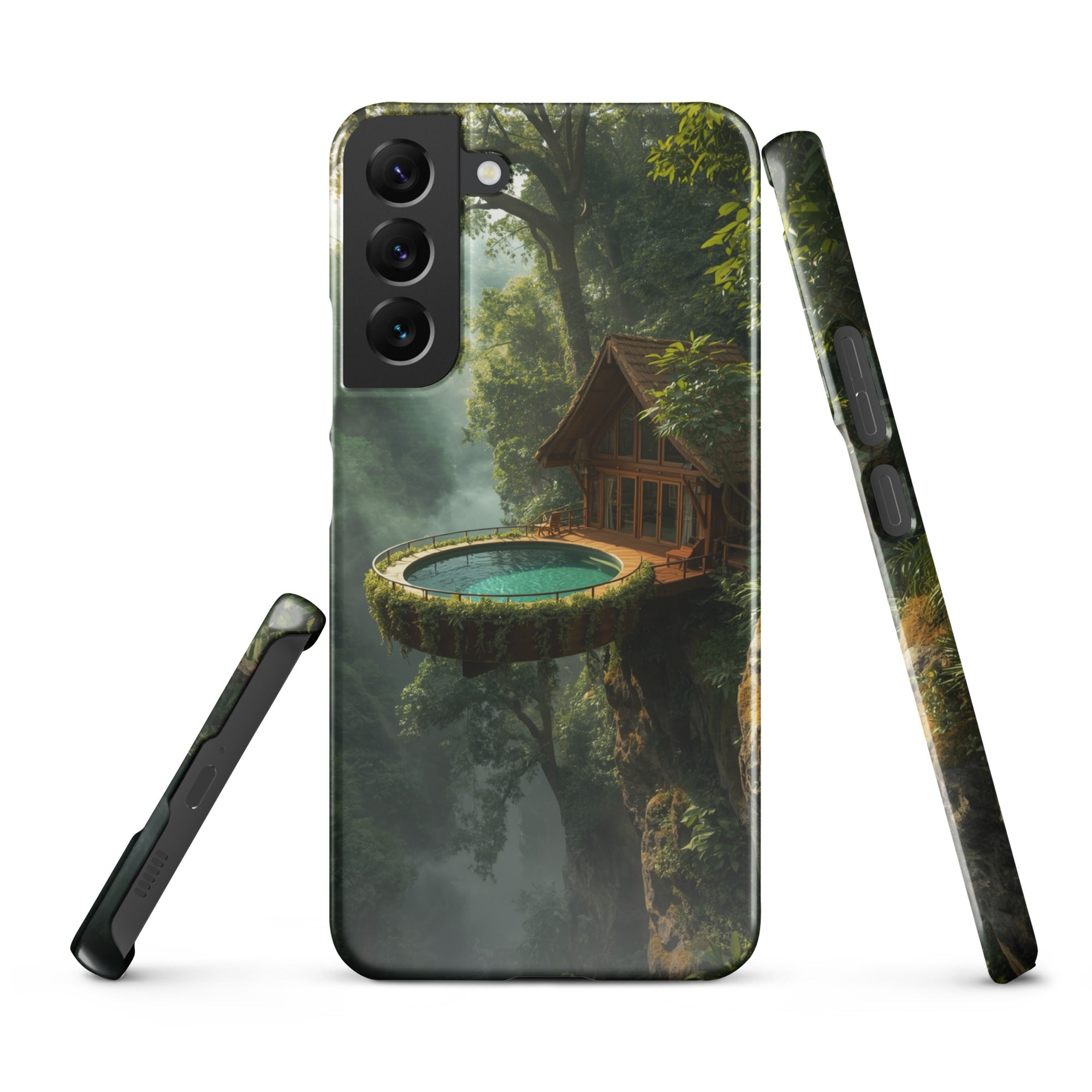 Cover Samsung Resistente – Compatibile con Ricarica Wireless – Design Casa Fantasy-Biiply