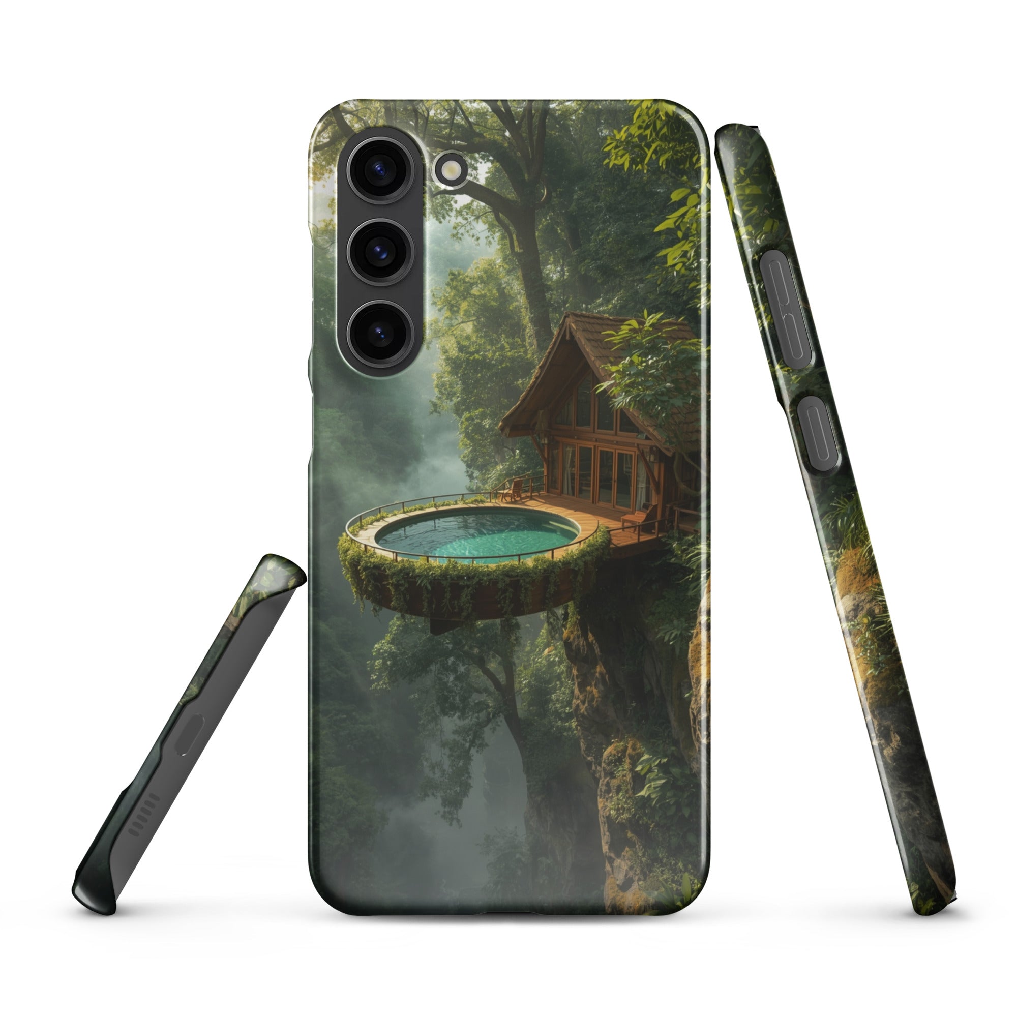Cover Samsung Resistente – Compatibile con Ricarica Wireless – Design Casa Fantasy-Biiply