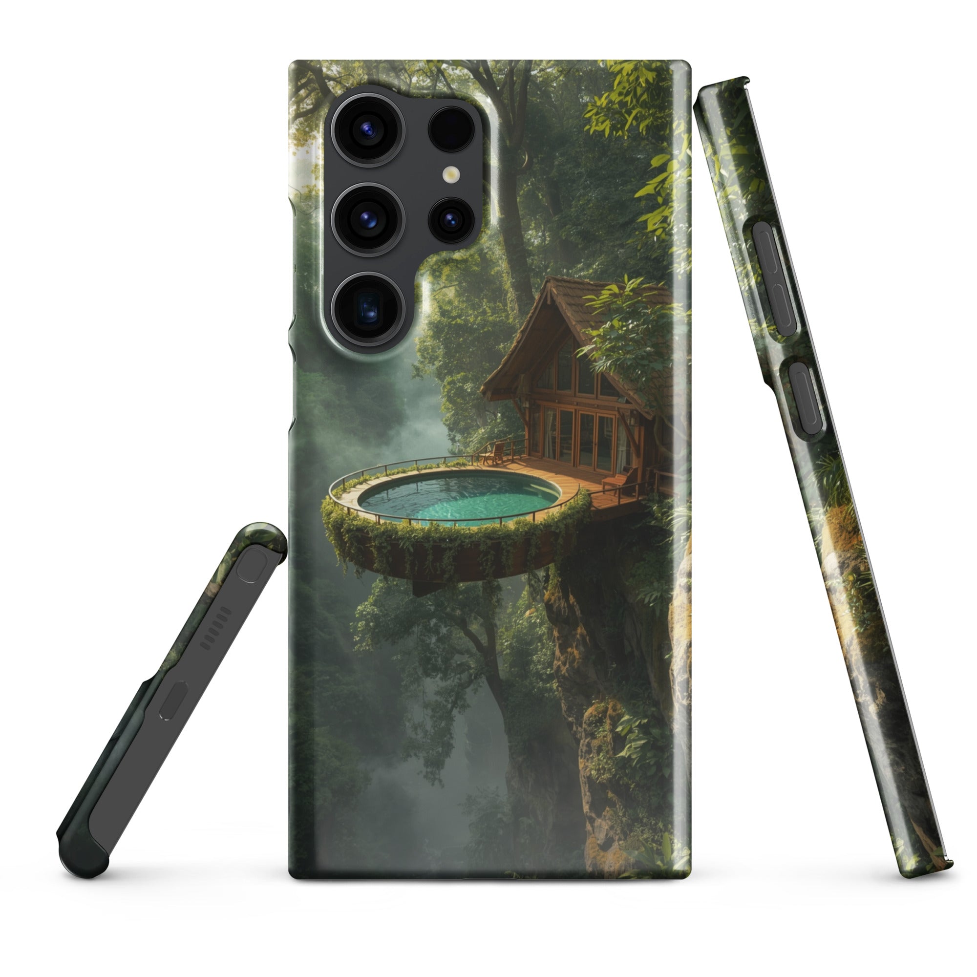Cover Samsung Resistente – Compatibile con Ricarica Wireless – Design Casa Fantasy-Biiply