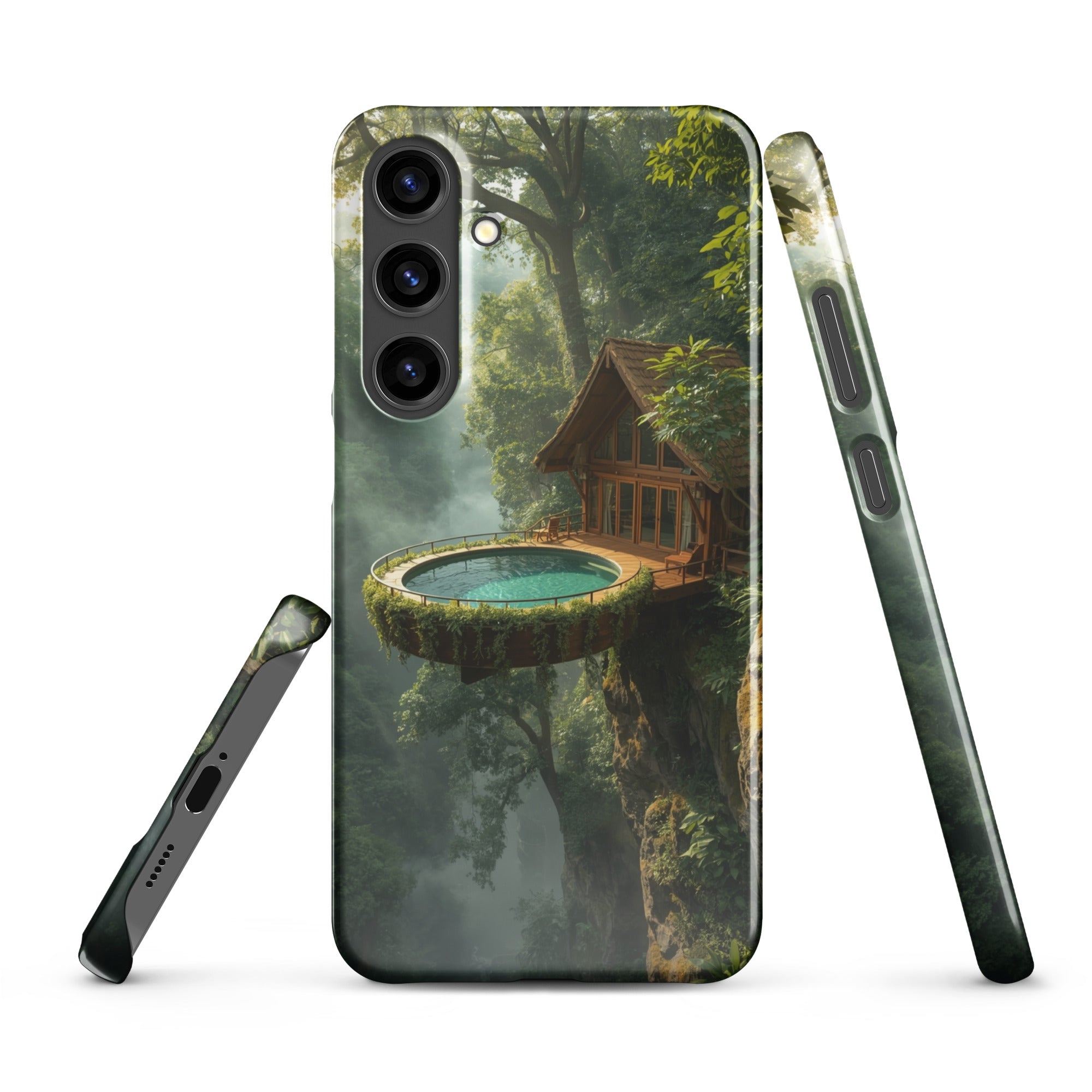 Cover Samsung Resistente – Compatibile con Ricarica Wireless – Design Casa Fantasy-Biiply