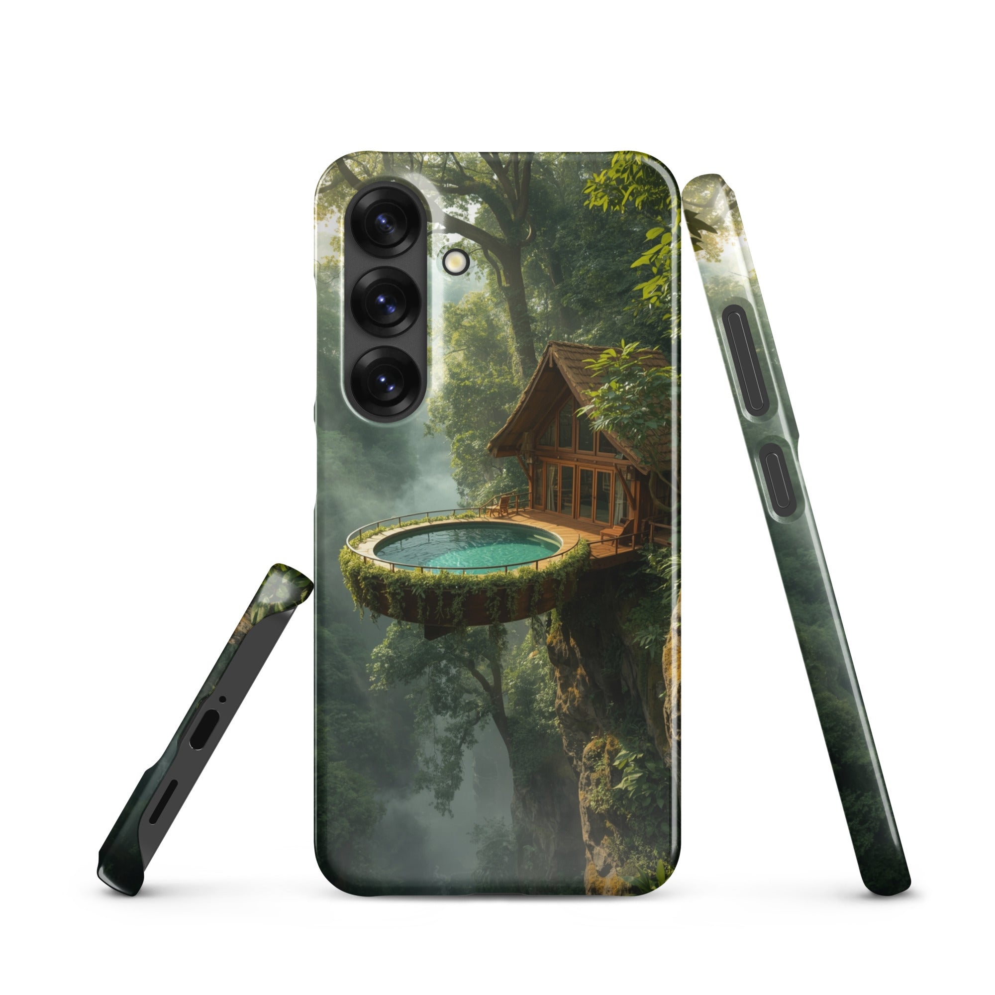 Cover Samsung Resistente – Compatibile con Ricarica Wireless – Design Casa Fantasy-Biiply