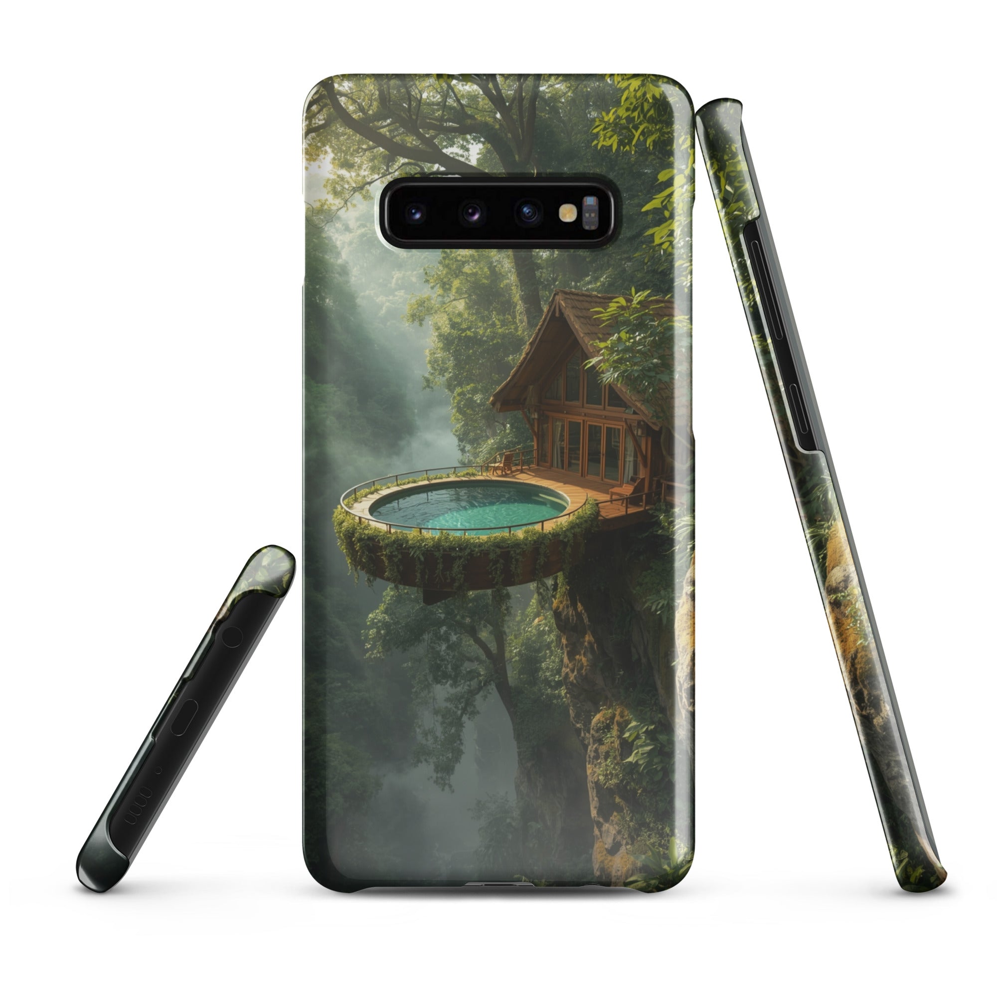 Cover Samsung Resistente – Compatibile con Ricarica Wireless – Design Casa Fantasy-Biiply