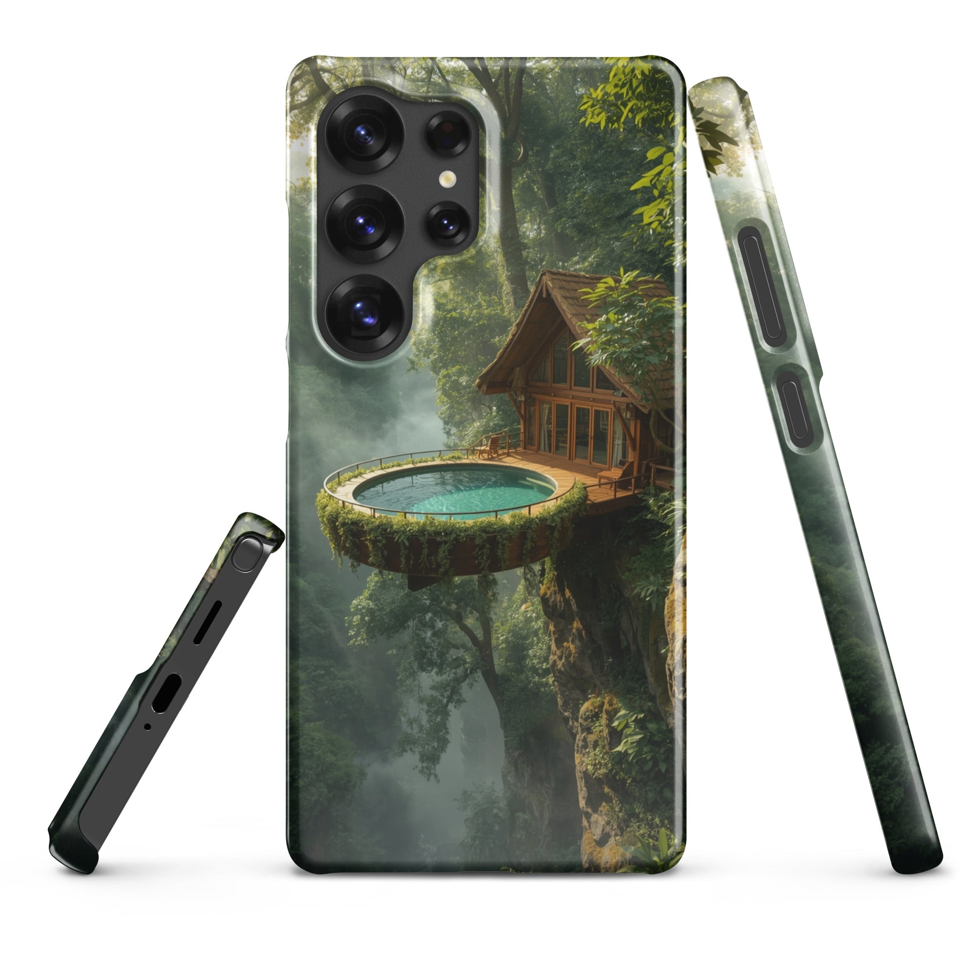 Cover Samsung Resistente – Compatibile con Ricarica Wireless – Design Casa Fantasy-Biiply