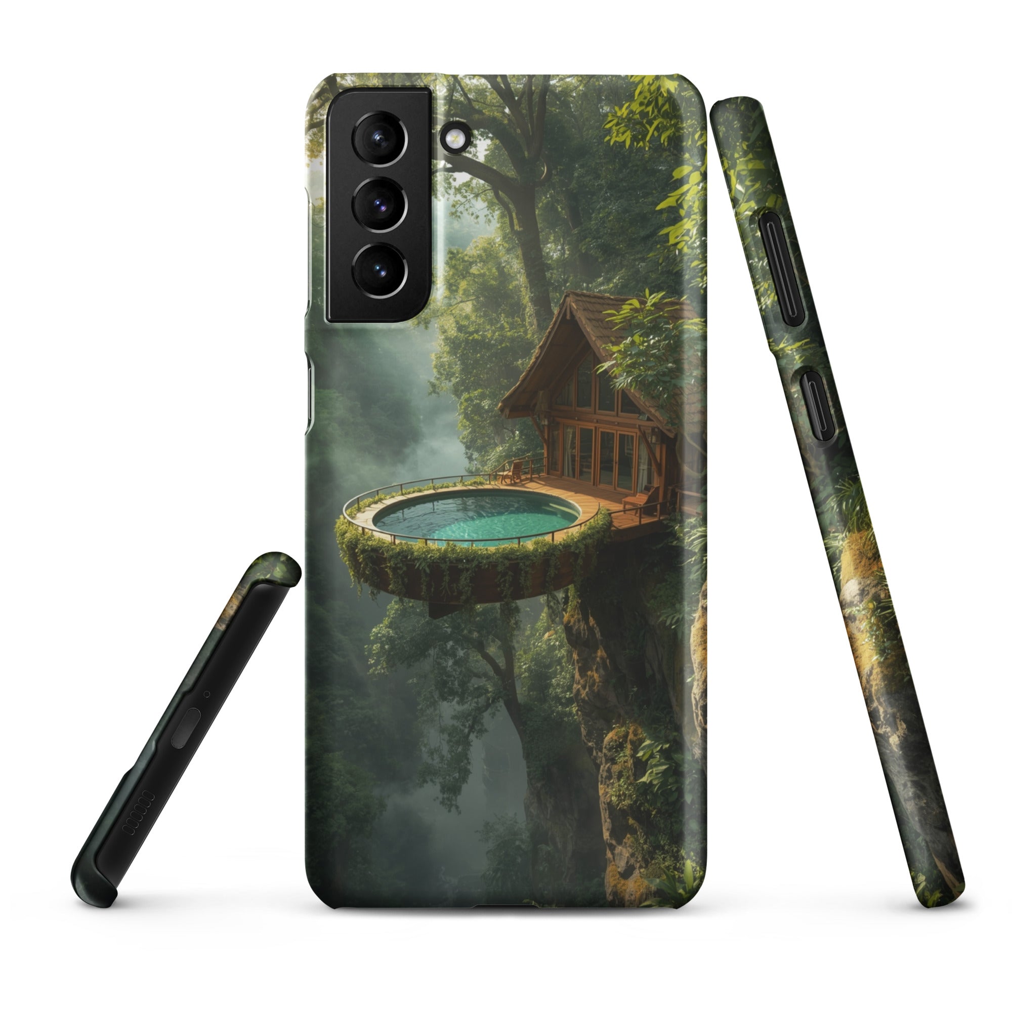 Cover Samsung Resistente – Compatibile con Ricarica Wireless – Design Casa Fantasy-Biiply