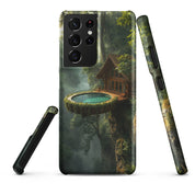 Cover Samsung Resistente – Compatibile con Ricarica Wireless – Design Casa Fantasy-Biiply