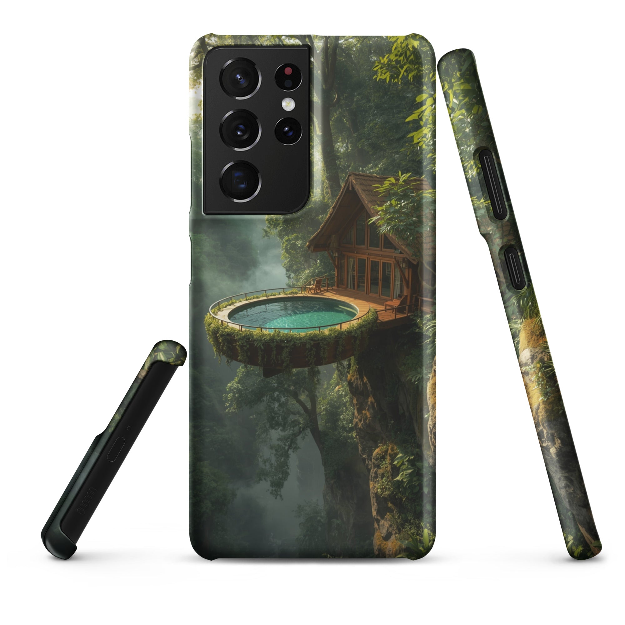 Cover Samsung Resistente – Compatibile con Ricarica Wireless – Design Casa Fantasy-Biiply