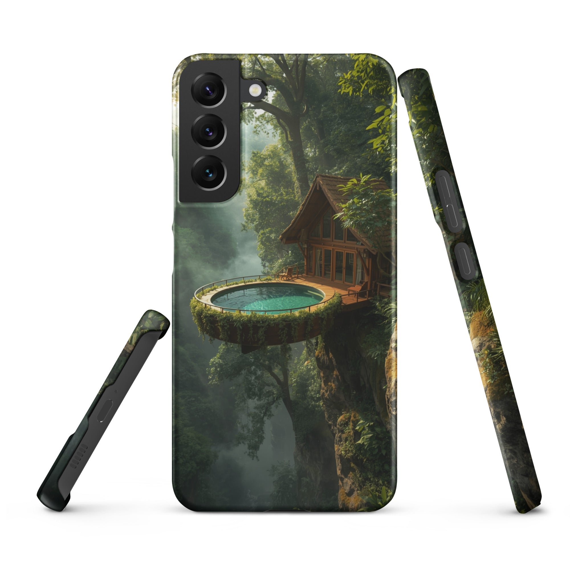 Cover Samsung Resistente – Compatibile con Ricarica Wireless – Design Casa Fantasy-Biiply
