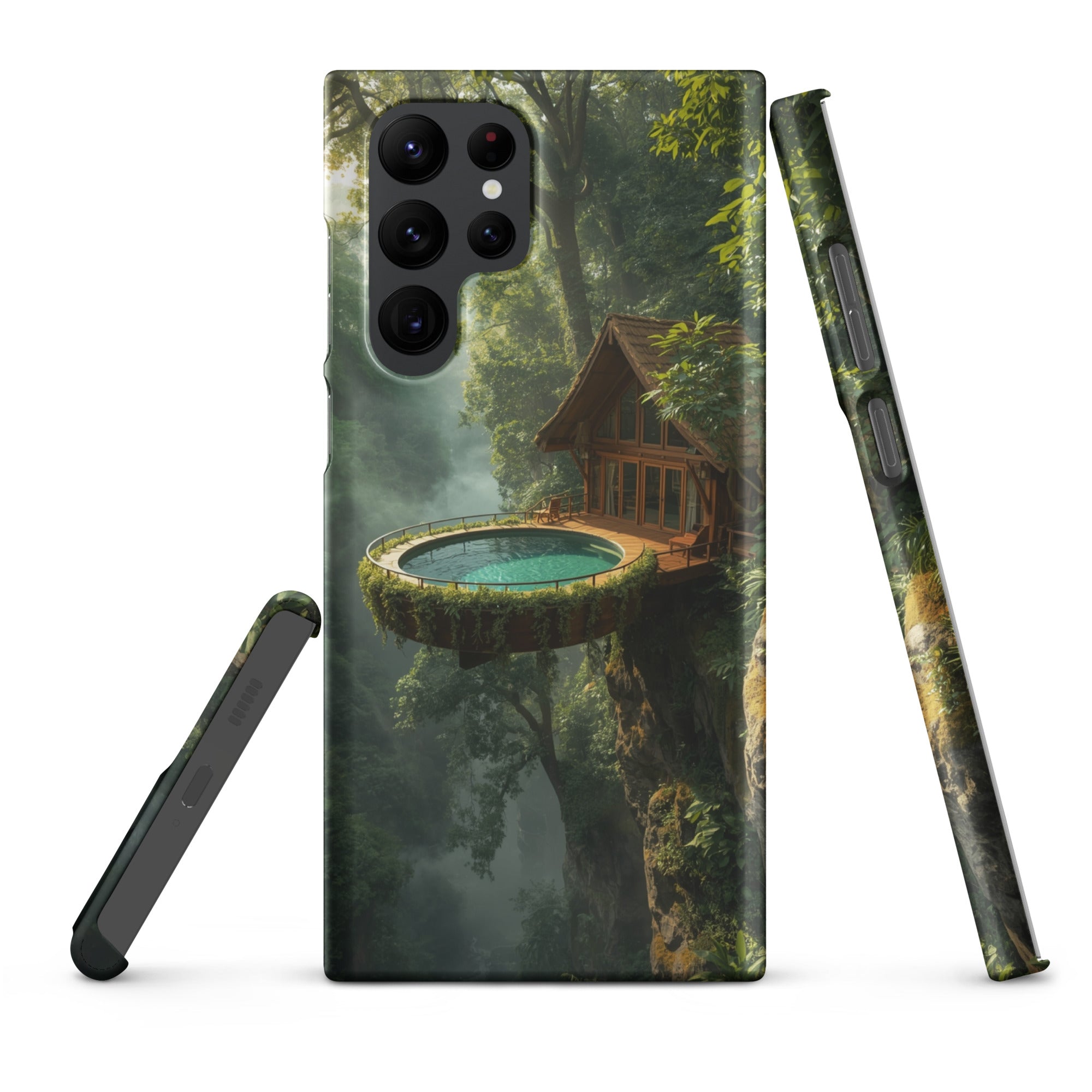 Cover Samsung Resistente – Compatibile con Ricarica Wireless – Design Casa Fantasy-Biiply