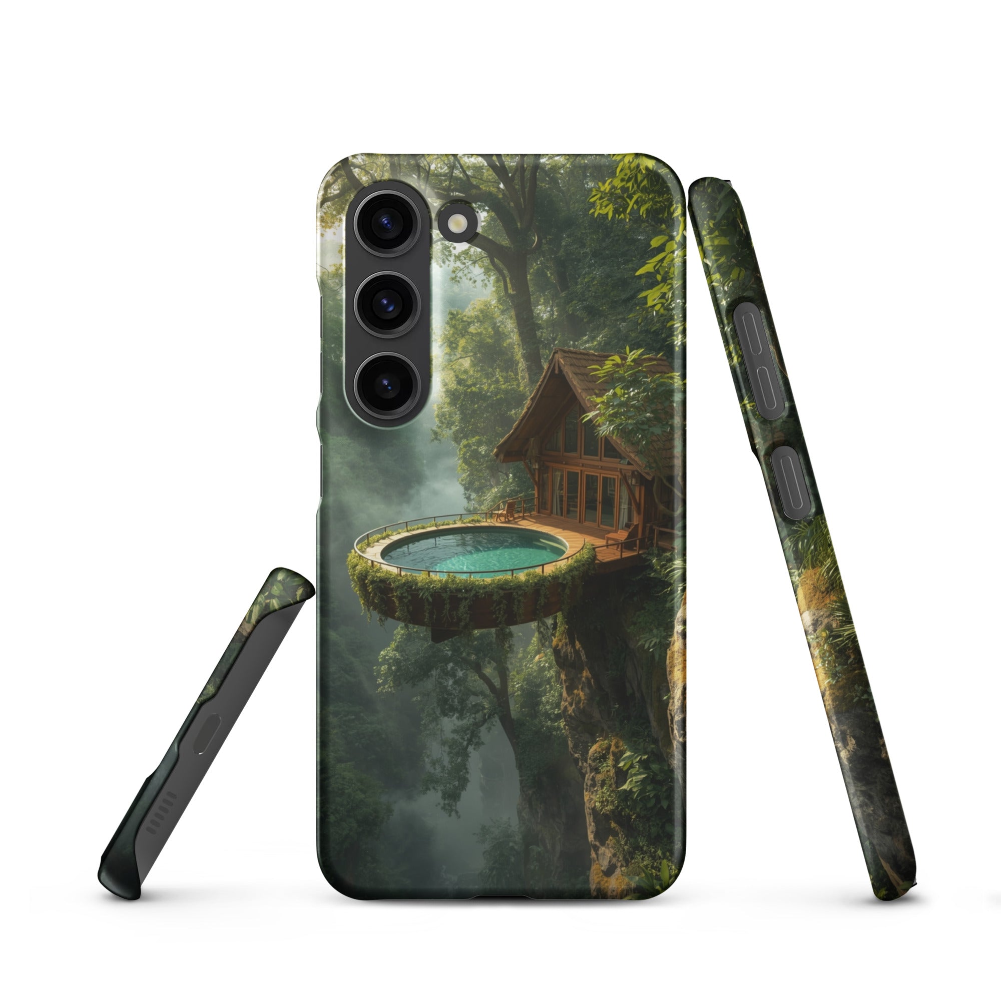 Cover Samsung Resistente – Compatibile con Ricarica Wireless – Design Casa Fantasy-Biiply