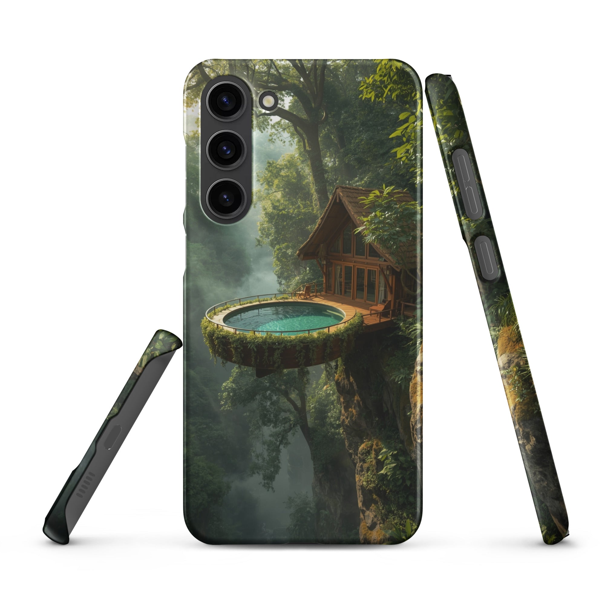 Cover Samsung Resistente – Compatibile con Ricarica Wireless – Design Casa Fantasy-Biiply