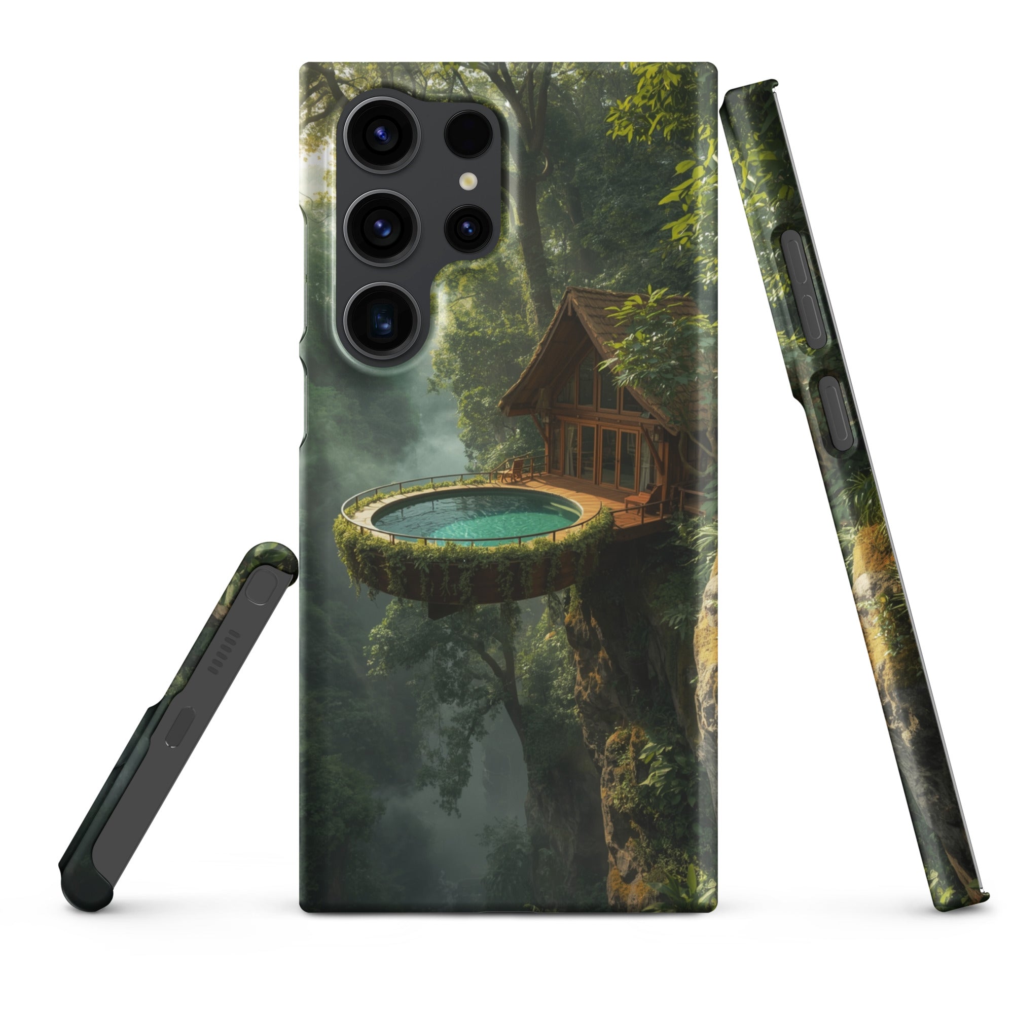 Cover Samsung Resistente – Compatibile con Ricarica Wireless – Design Casa Fantasy-Biiply