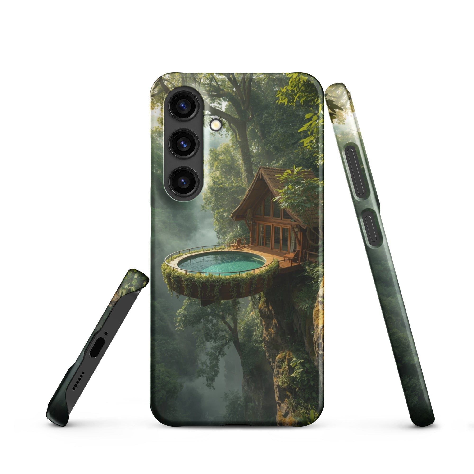 Cover Samsung Resistente – Compatibile con Ricarica Wireless – Design Casa Fantasy-Biiply