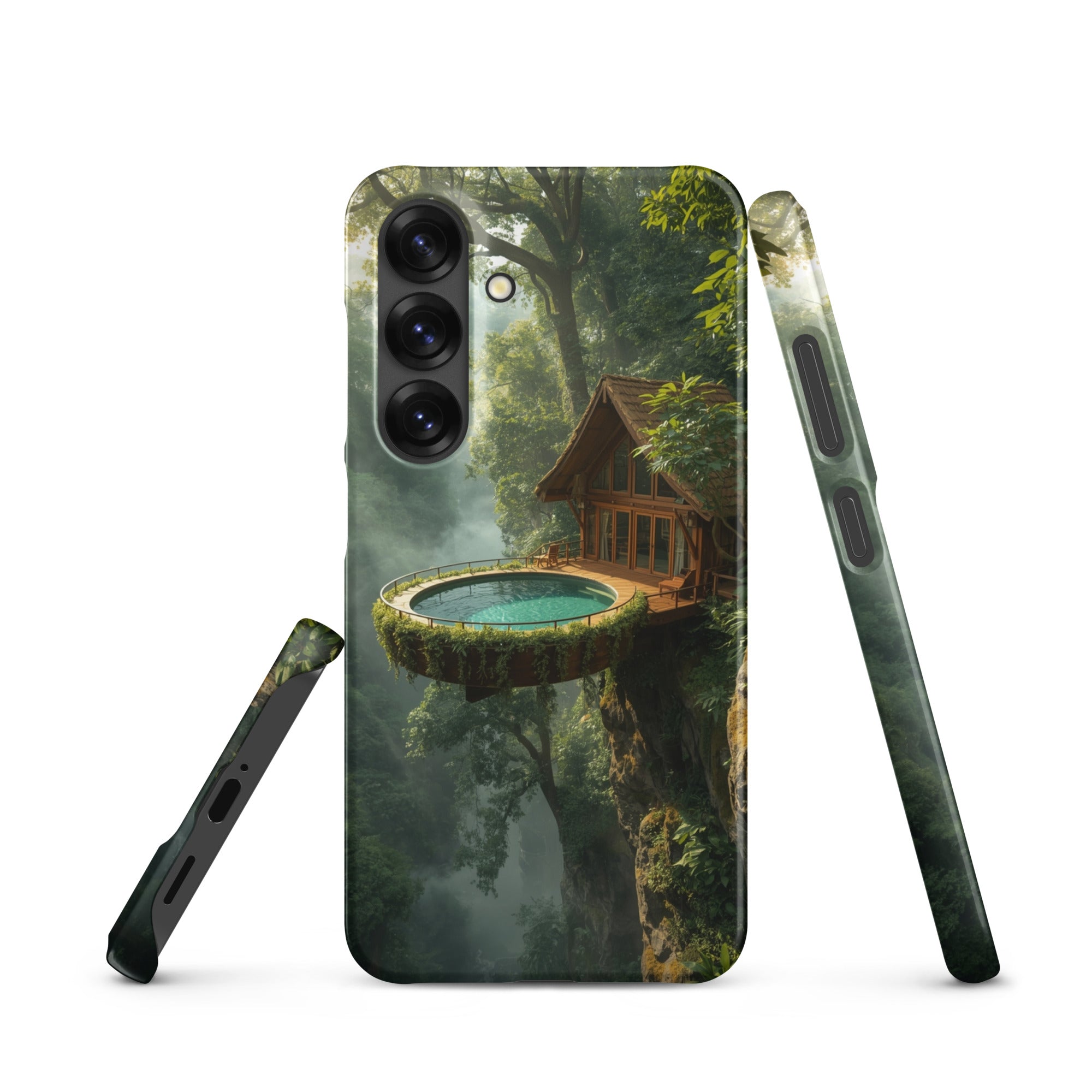 Cover Samsung Resistente – Compatibile con Ricarica Wireless – Design Casa Fantasy-Biiply