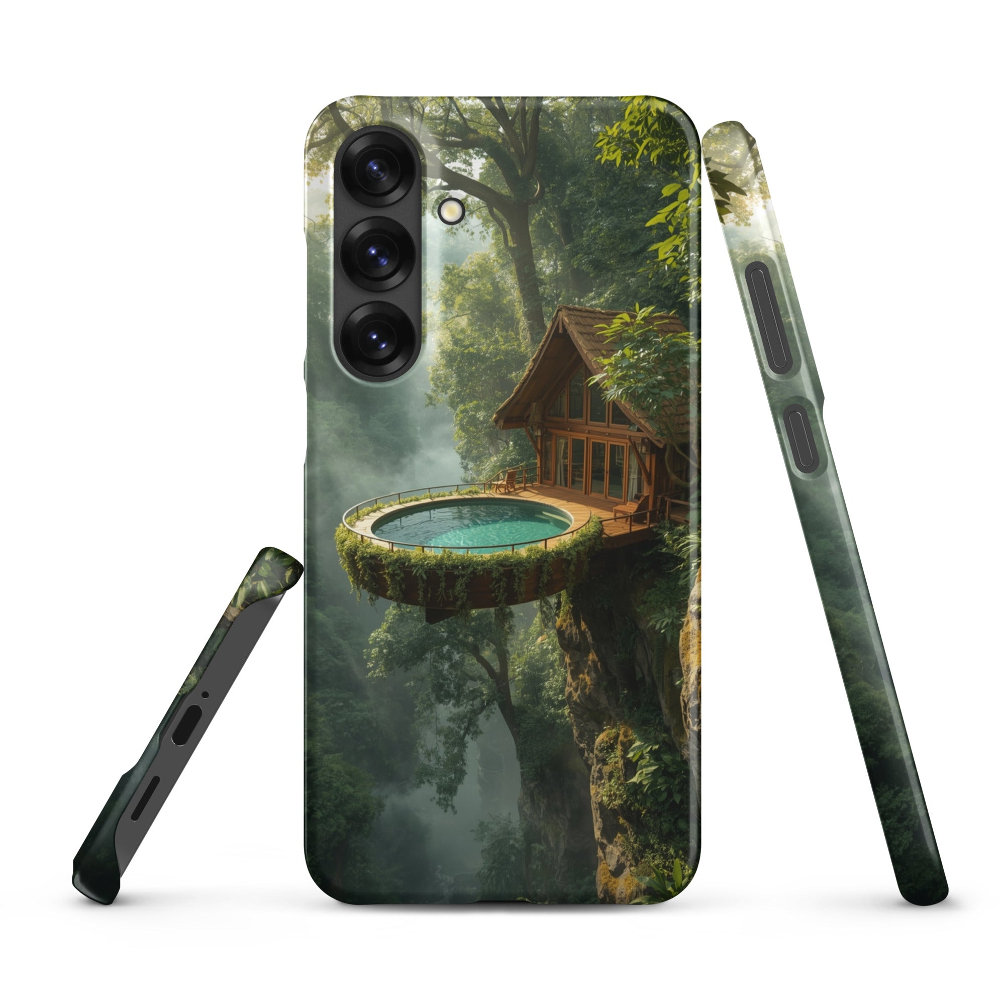 Cover Samsung Resistente – Compatibile con Ricarica Wireless – Design Casa Fantasy-Biiply