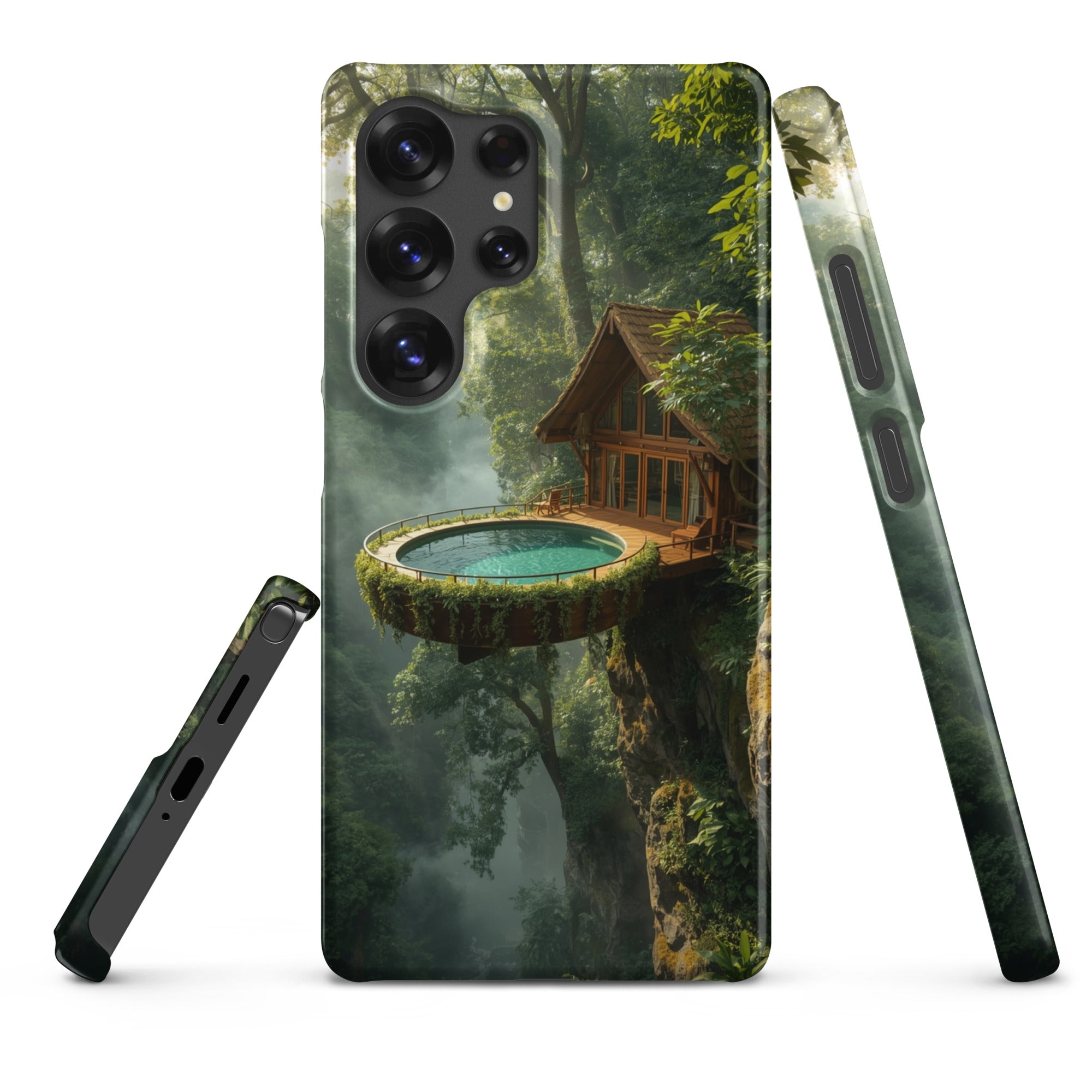Cover Samsung Resistente – Compatibile con Ricarica Wireless – Design Casa Fantasy-Biiply