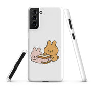 Cover Samsung Resistente – Compatibile con Ricarica Wireless – Design Conigli Kawaii-Biiply