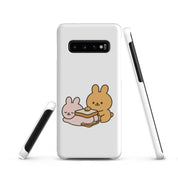 Cover Samsung Resistente – Compatibile con Ricarica Wireless – Design Conigli Kawaii-Biiply