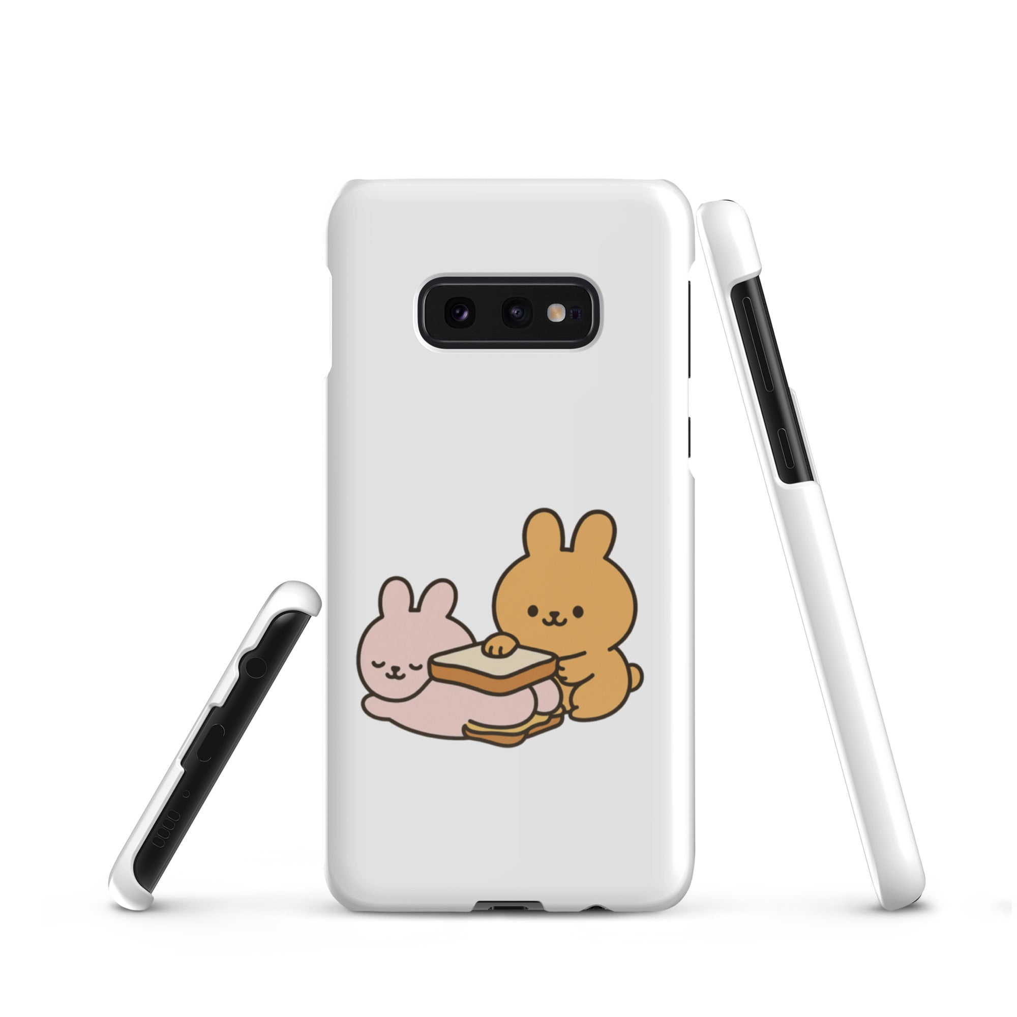 Cover Samsung Resistente – Compatibile con Ricarica Wireless – Design Conigli Kawaii-Biiply