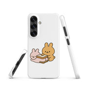 Cover Samsung Resistente – Compatibile con Ricarica Wireless – Design Conigli Kawaii-Biiply