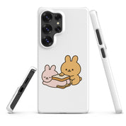 Cover Samsung Resistente – Compatibile con Ricarica Wireless – Design Conigli Kawaii-Biiply