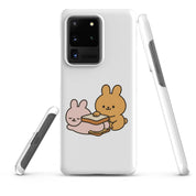 Cover Samsung Resistente – Compatibile con Ricarica Wireless – Design Conigli Kawaii-Biiply
