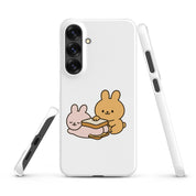 Cover Samsung Resistente – Compatibile con Ricarica Wireless – Design Conigli Kawaii-Biiply